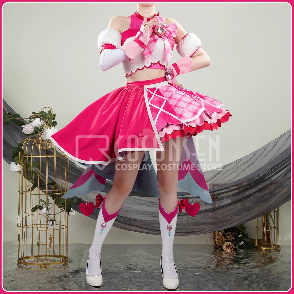 キミとアイドルプリキュア キュアアイドル コスプレ COSONSEN製 Mサイズ Amazon.co.jp: [cosonsen] キミとアイドルプリキュア キュア